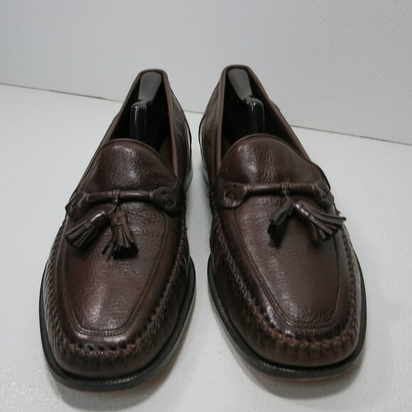 Johnston & Murphy Kiltie Leather Dress Moccasin Loafers Men\'s Moc Shoes 12 M